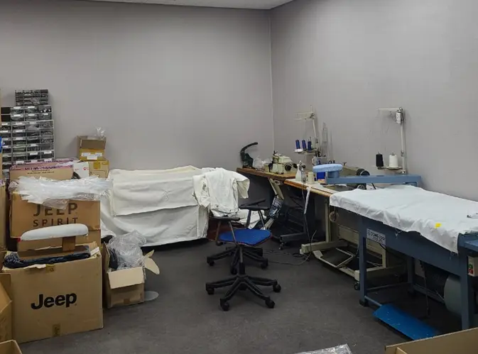 Sample review area